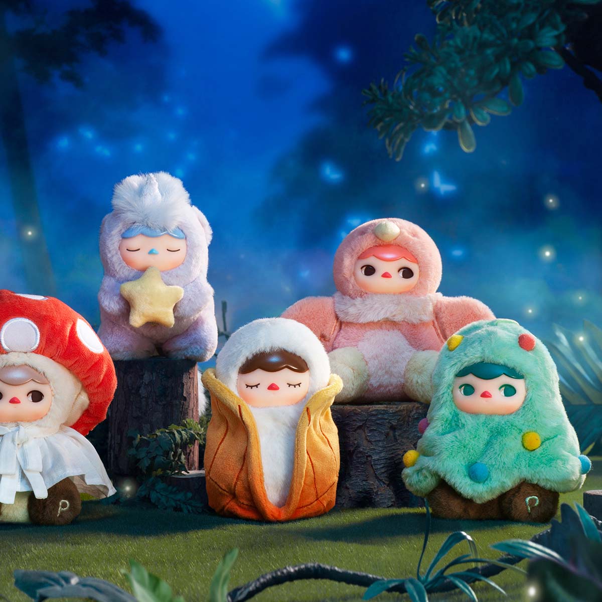 PUCKY Forest Party Series-Vinyl Plush Pendant Blind Box