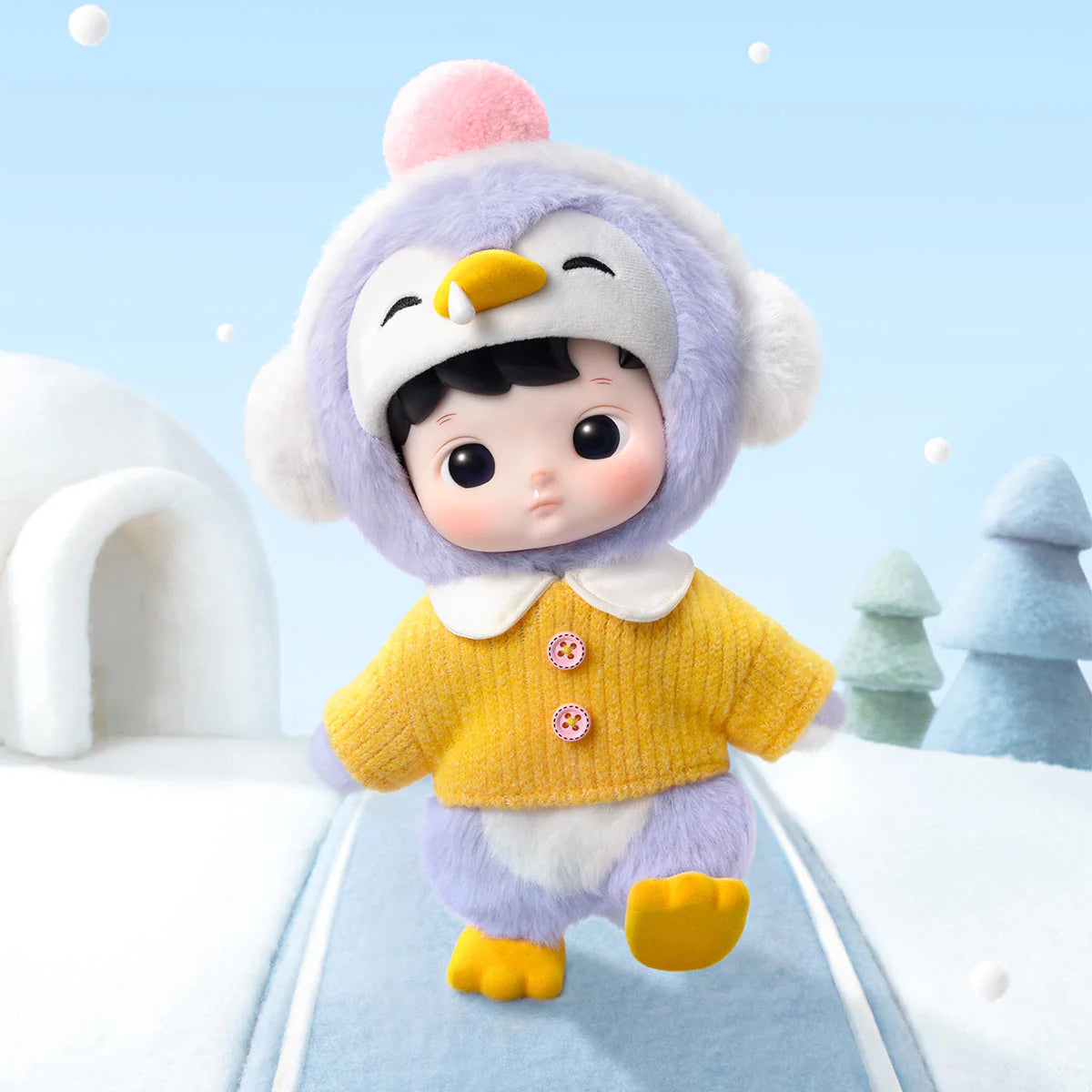 (Pre-Order 2 days)HACIPUPU Penguin 1/8 Action BJD Figure