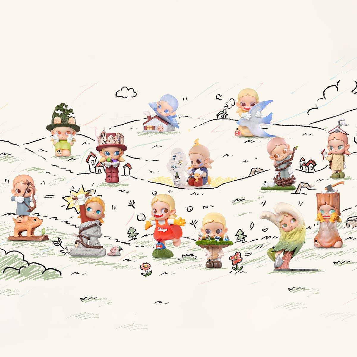 Zsiga Borderline Drifter Series Figures