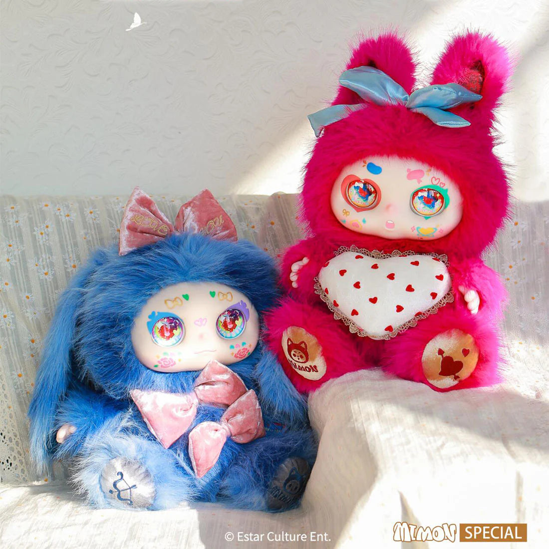 MIMON 400% Twin Butterfly Language Series Plush Blind Box
